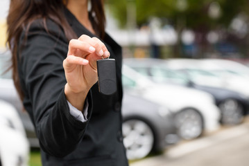 Car sales and rental concept