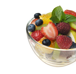 Sweet tasty fruit salad