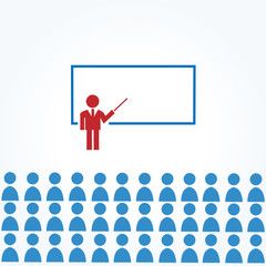 ビジネスマン　プレゼン　　