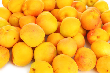 Fresh natural apricot close up
