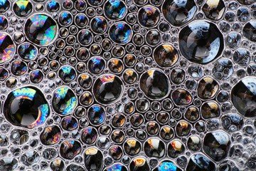Cell structure abstract background, vibrant colors
