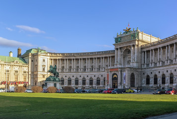 Fototapeta na wymiar Pałac Hofburg, Wiedeń