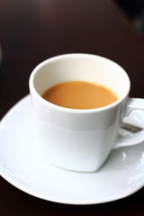 hot latte coffee