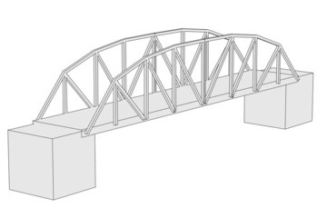 cartoon image of bridge (architecture element)