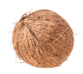 Coconut isolated on white background