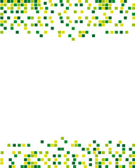 Green mosaic. Creative background.