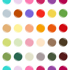 Colored circle seamless pattern