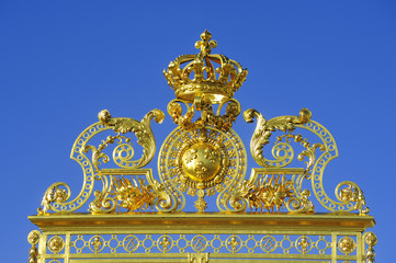 Fototapeta na wymiar Grids input castle of Versailles