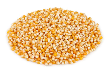 corn dry kernels heap