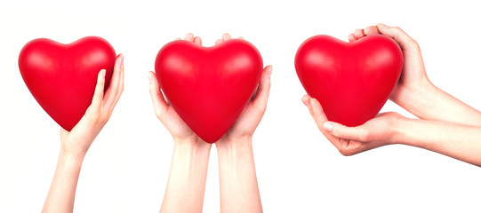 Obraz premium Health insurance or love concept