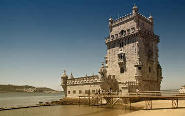Torre de Belém - obrazy, fototapety, plakaty
