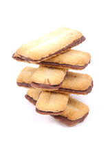 buttery biscuits with chocolate centre