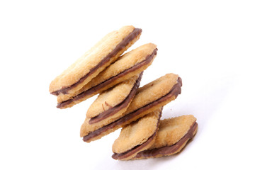 buttery biscuits with chocolate centre