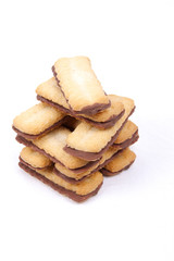 buttery biscuits with chocolate centre