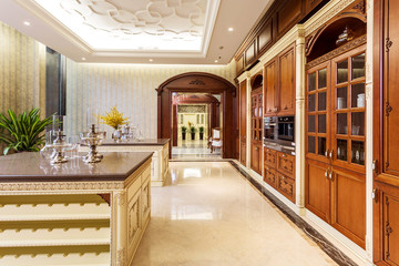 interior of  modern kitchen