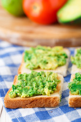 Sandwich with avocado