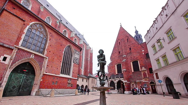 square of Krakow, the old town