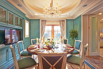 luxurious dining room