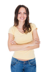 Obraz premium Smiling Young Woman