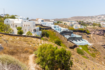 Obraz premium View of Fira town - Santorini island,Crete,Greece.