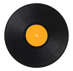 Vinyl Record Yellow