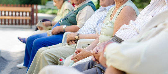 Senior's hands