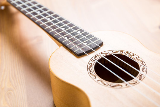Ukulele close up