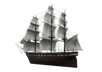 Obraz premium Sail Ship Isolated
