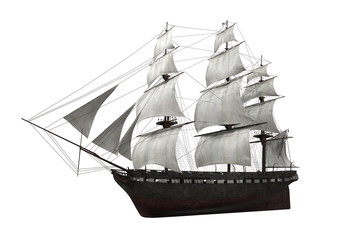 Sail Ship Isolated