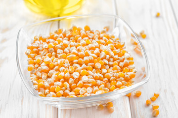 Corn and oil