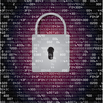 Lock on background with HEX-code