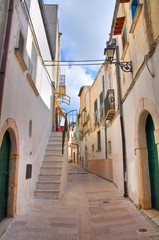 Fototapeta premium Alleyway. Ischitella. Puglia. Italy.
