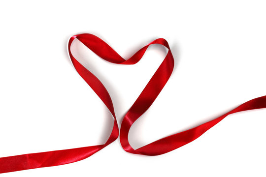 Red ribbon heart