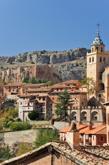 Obraz premium Albarracín, pueblo en Teruel (España)