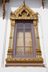 fenêtre du palais impérial, Bangkok, Thaïlande