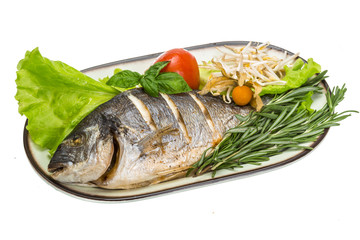 Grilled dorada