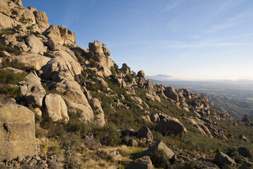 Peñas Cagás en la Pedriza