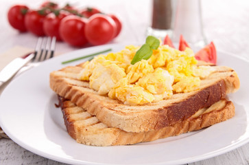 scrambled eggs