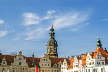 Fototapeta premium Old buildings in Dresden