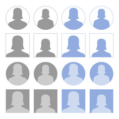 Female profile icons