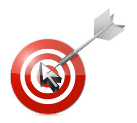 cursor target illustration design