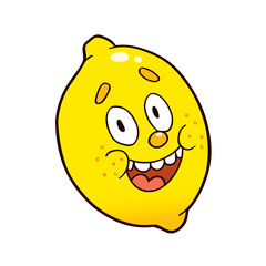 Cartoon lemon