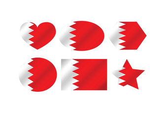 Bahrain flag themes idea design