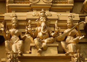Lord Ganesha at Sri Naheshwara in Bangalore.