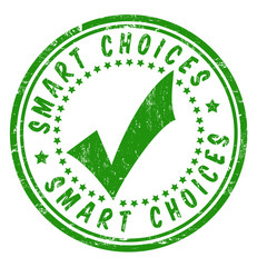 Smart choices stamp