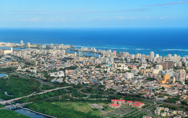 San Juan aerial view