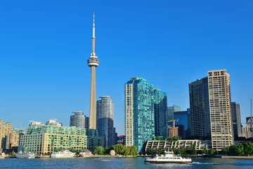 Wandcirkels aluminium Toronto skyline in the day © rabbit75_fot