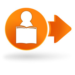 presse journaux sur symbole web orange