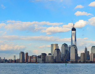 Obraz premium Downtown Manhattan skyline