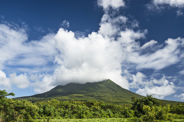 Nevis Peak, A Volcano in the Caribbean